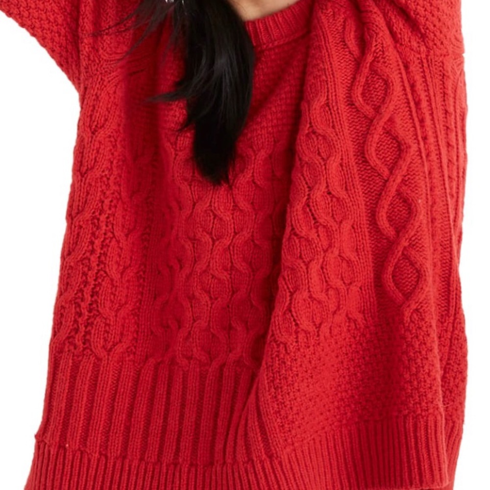Madewell Copenhagen cable alpaca Wool sweater XXS
